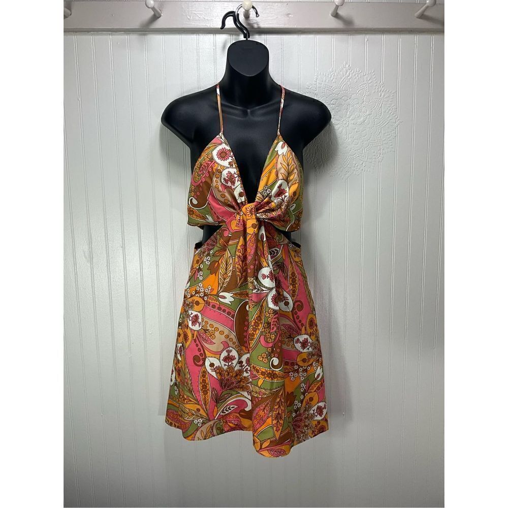 GIANNI BINI Halter Dress